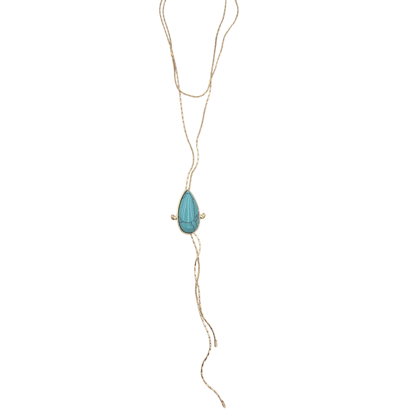 Turquoise Layered Bolo Necklace