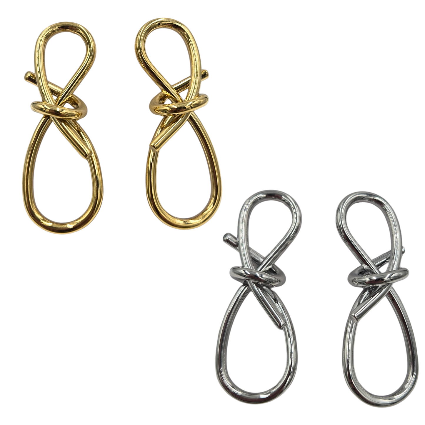 WP - Looped Knot Earrings (2 colors)
