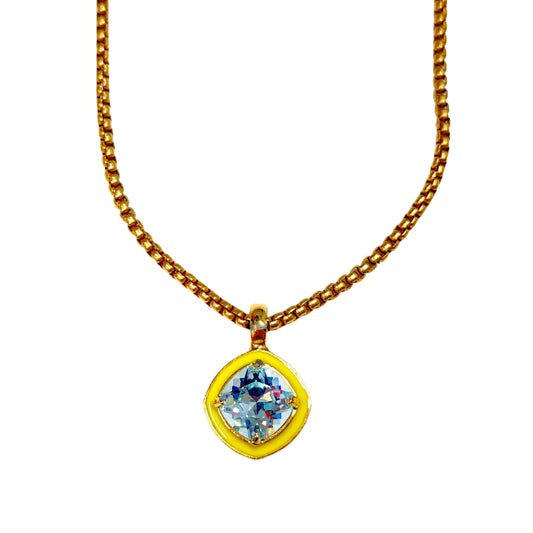 TOVA - Dakota Pendant Necklace - Yellow