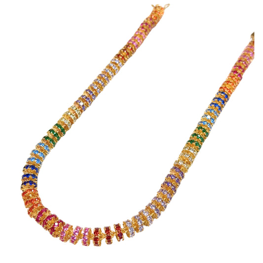 TOVA - The Serenith Necklace in Gold Multi