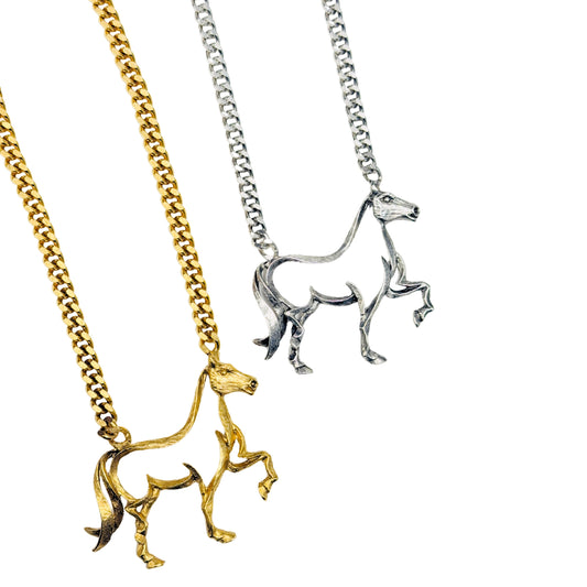 Yochi - The Prancing Pinto Necklace (2 colors)