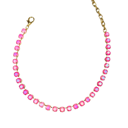 TOVA - Oakland Necklace in Electric Pink Frost