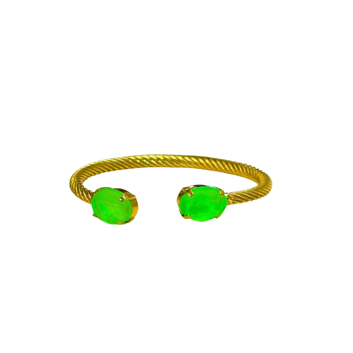 TOVA - Charlotte Cuff in Oval in Electrics (3 colors)