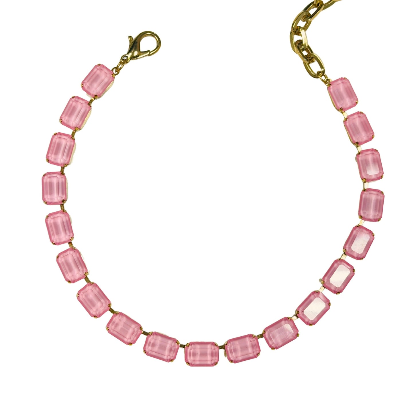 TOVA -The Jabari Necklace in Ultra Petal Pink