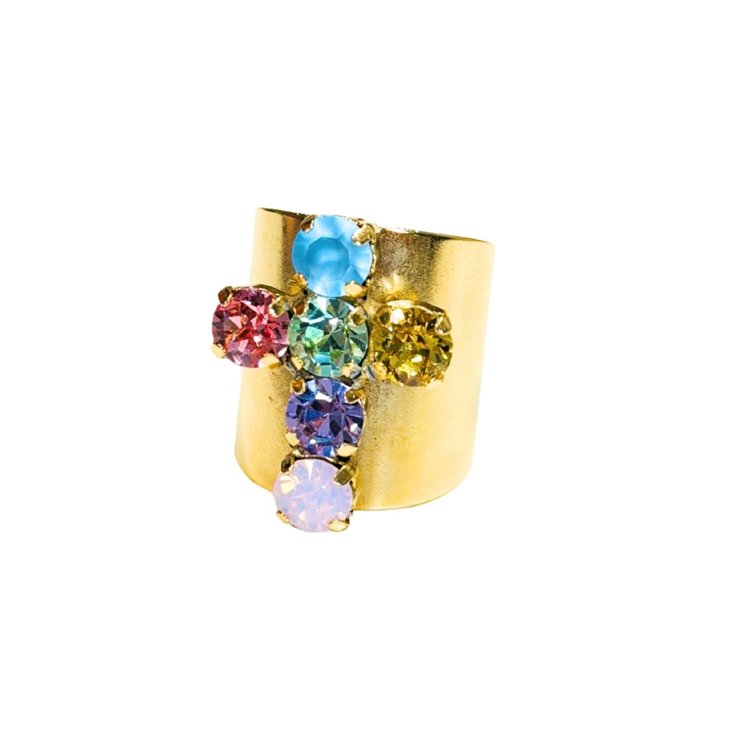 TOVA - Cross Ring in Fairy Dust
