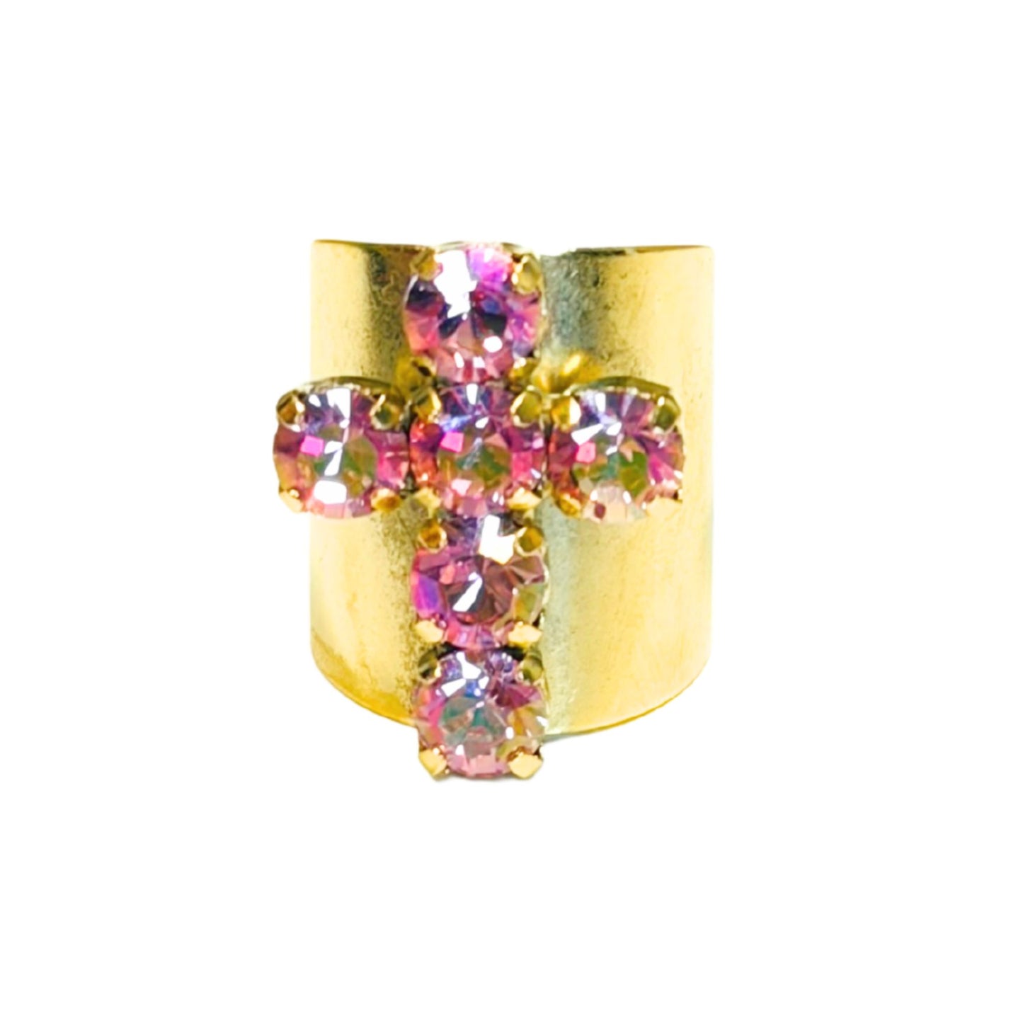 TOVA - Baby Donatella Ring in Light Rose Glimmer