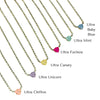TOVA - Rhys Triangle Necklace in Ultras (7 Colors)