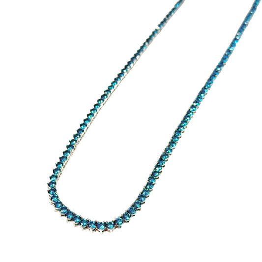 TOVA - Tennis Necklace in Silver Indicolite