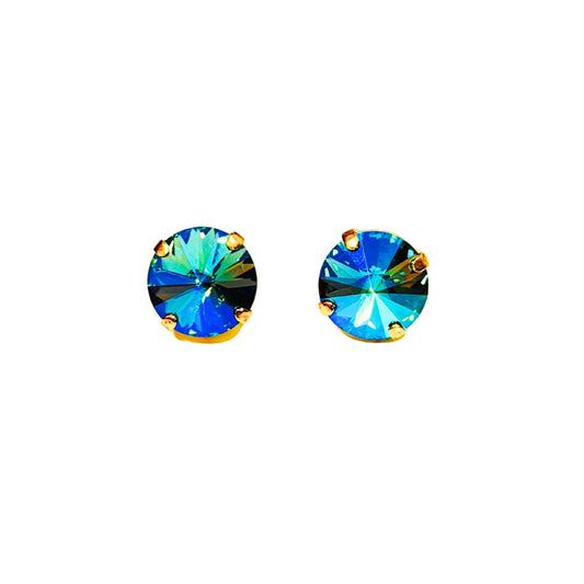 TOVA - The Basics Studs in Aqua Verde