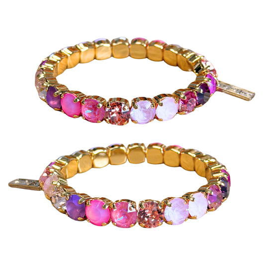 TOVA - The Oakland Stretch Bracelet in Pink Mix