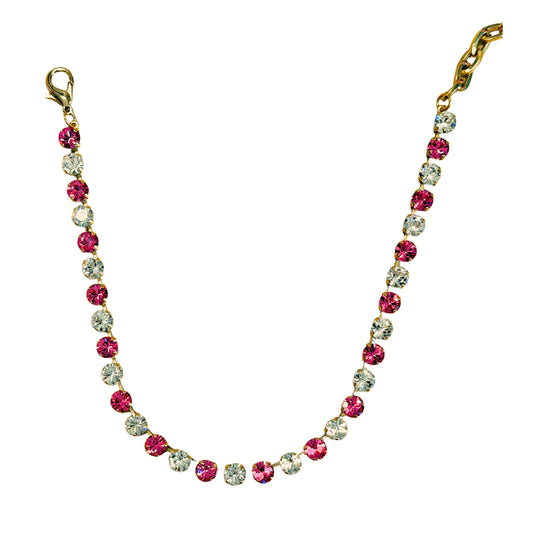 TOVA - The Oakland Necklace - Rose & Clear Mix