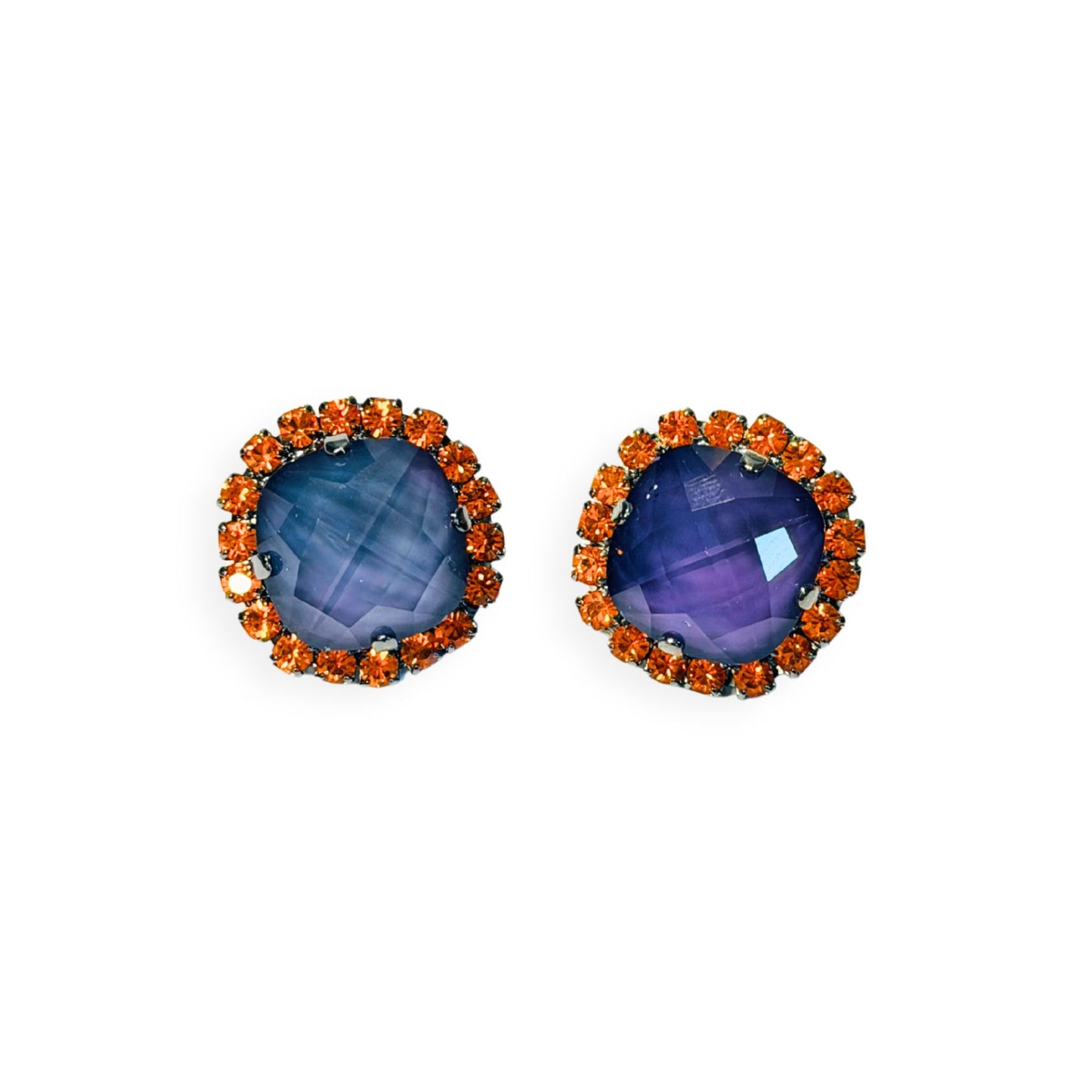 TOVA - Cambrie Earrings in Gunmetal