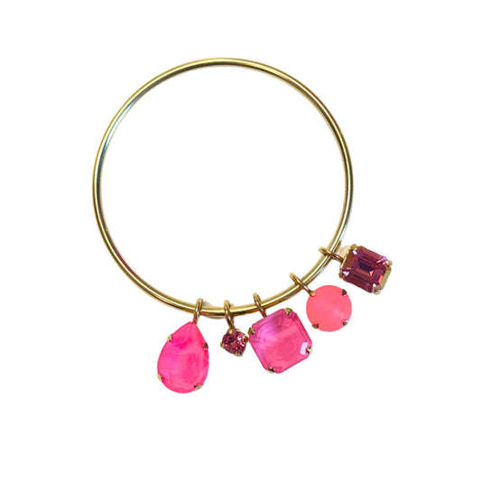 TOVA - Mariella Bangle in Ultra Fuchsia Mix