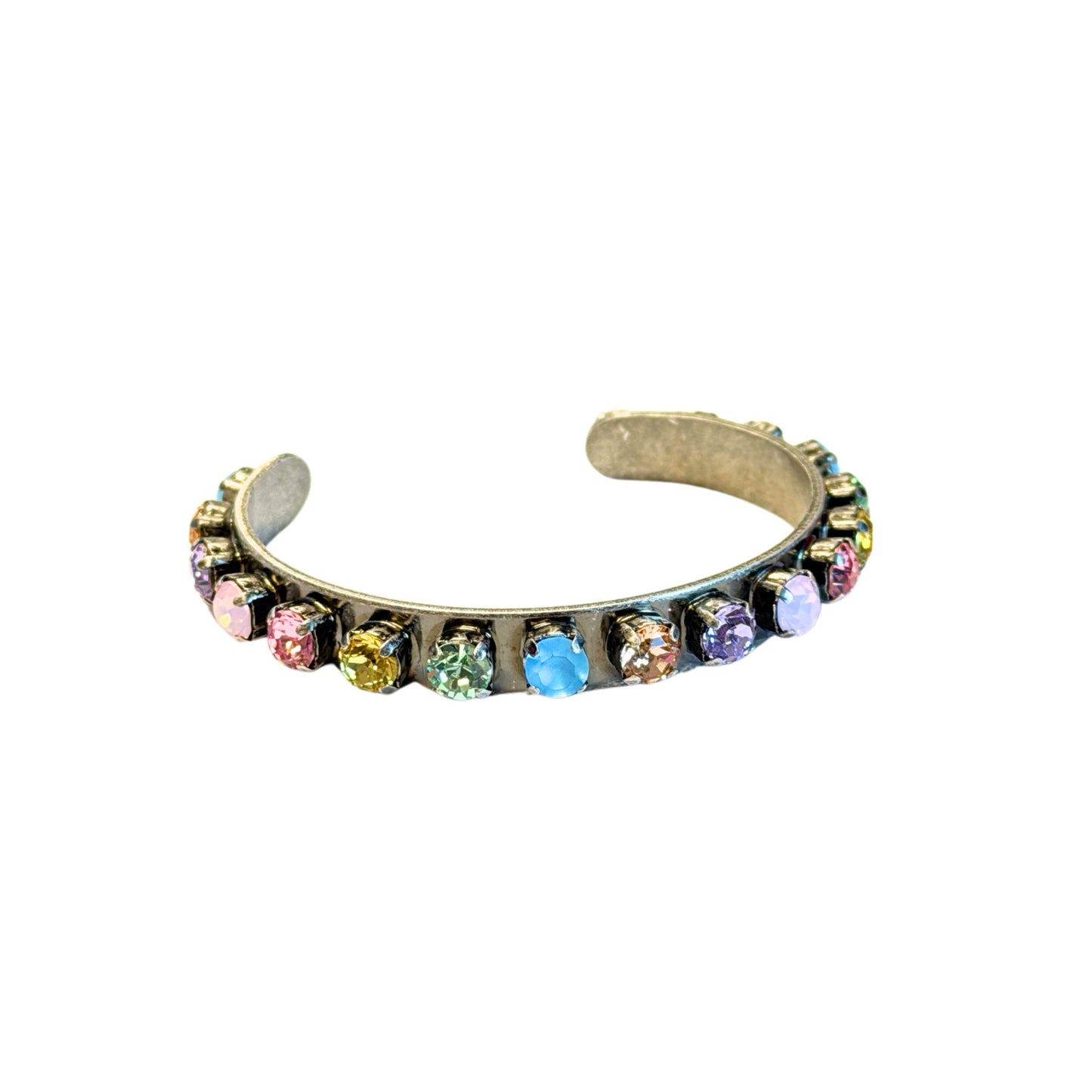TOVA - Kelly Cuff in Antique Silver Fairy Dust Mix