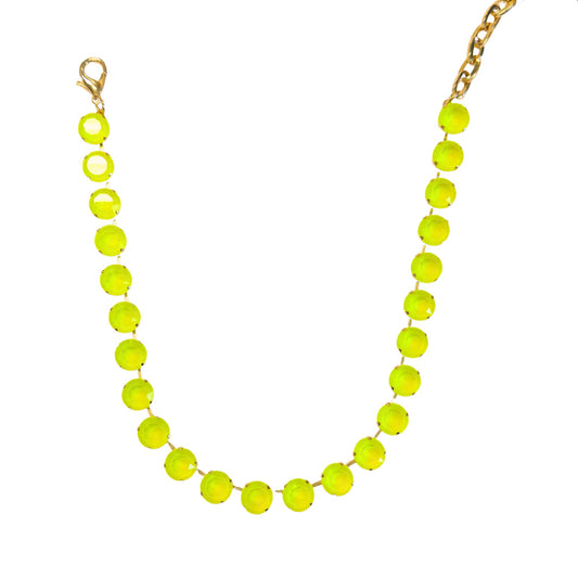 TOVA - Sofia Necklace in Electric Yellow Cowboy