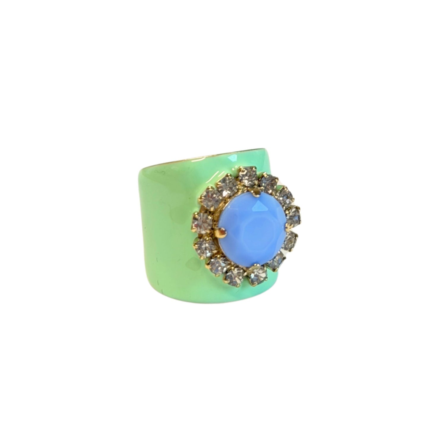 TOVA - The Jacci Ring - Mint / Periwinkle Cowboy