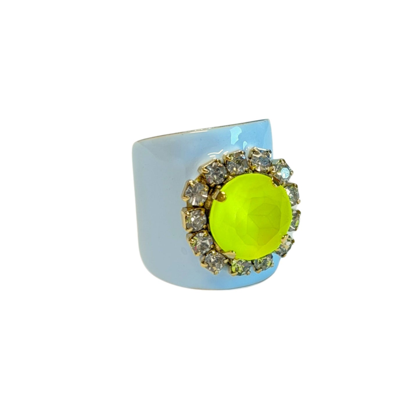 TOVA - The Jacci Ring - Baby Blue / Electric Yellow Cowboy