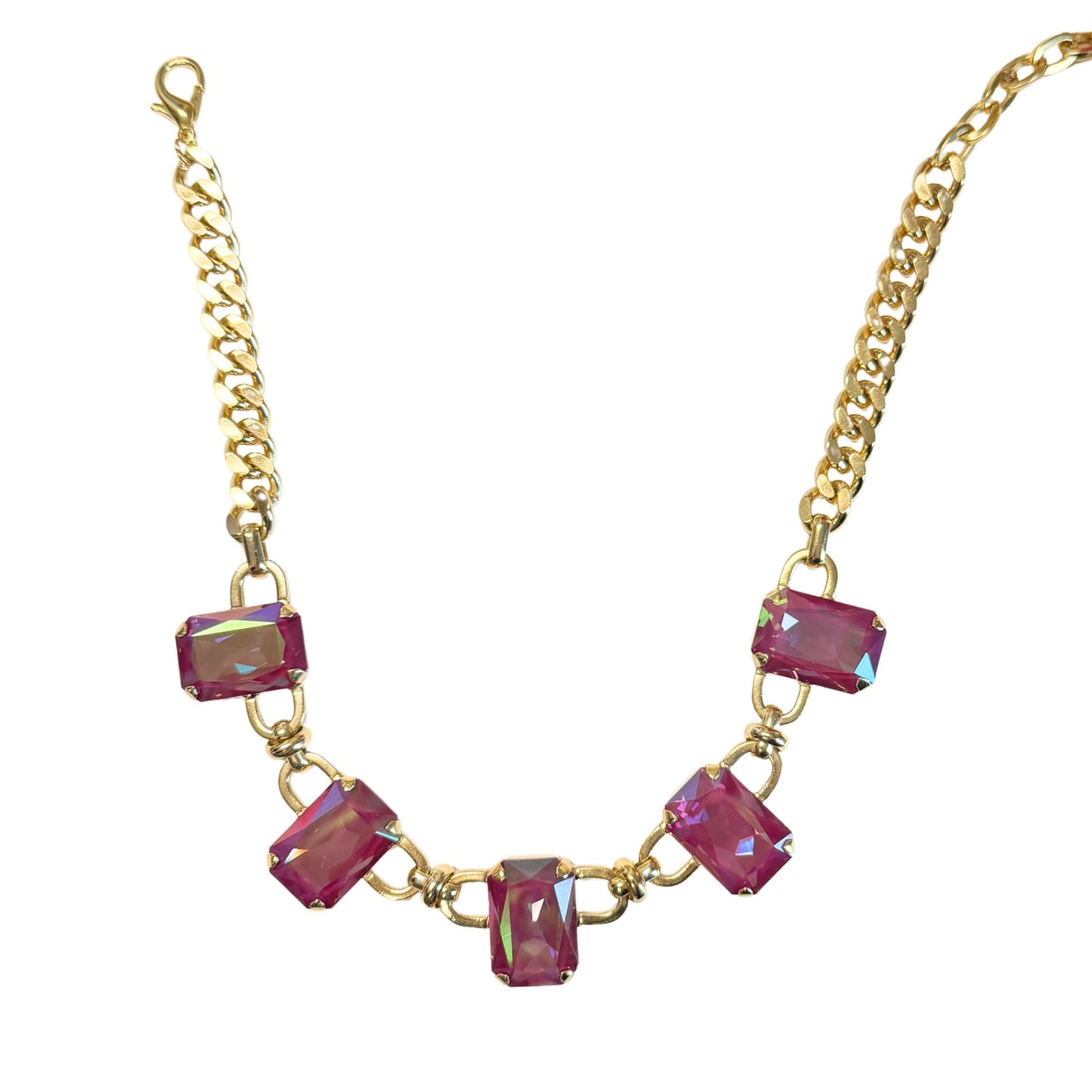 TOVA - The Sabine Necklace in Orchid Ignite
