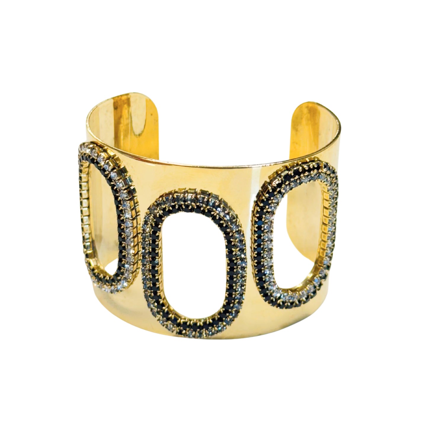 TOVA - The Ashwin Cuff in Jet & Clear