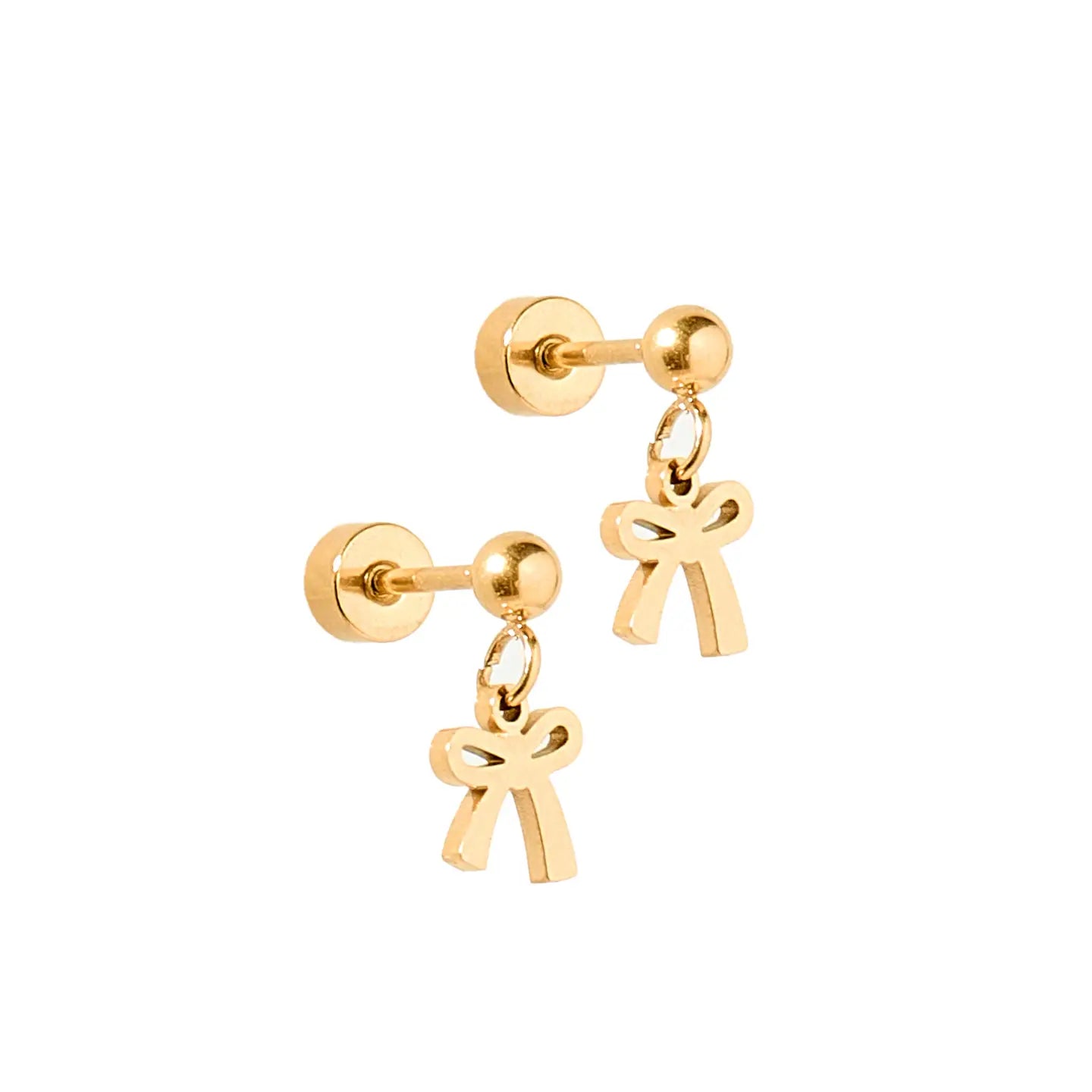 Millie Bow Screwback Earrings