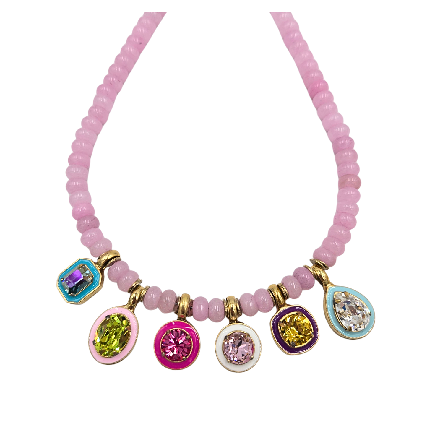 TOVA - Nettle Necklace in Pink
