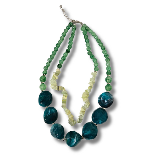 Oahu Coast Gemstone Necklace