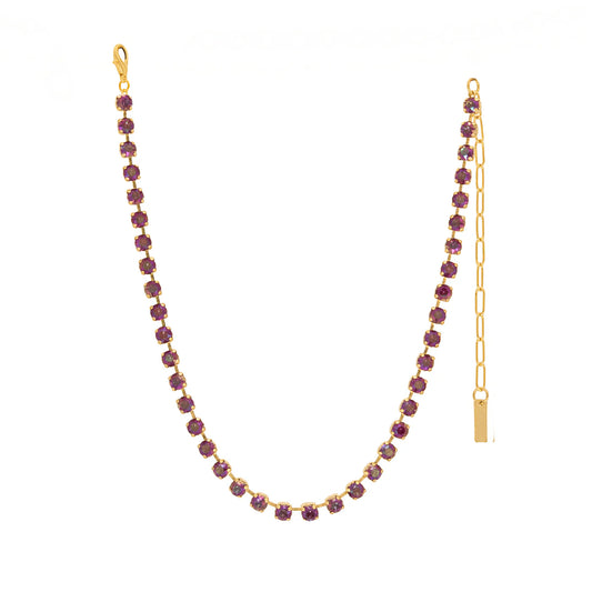 TOVA - The Sarina Necklace - Orchid Ignite Purple Haze