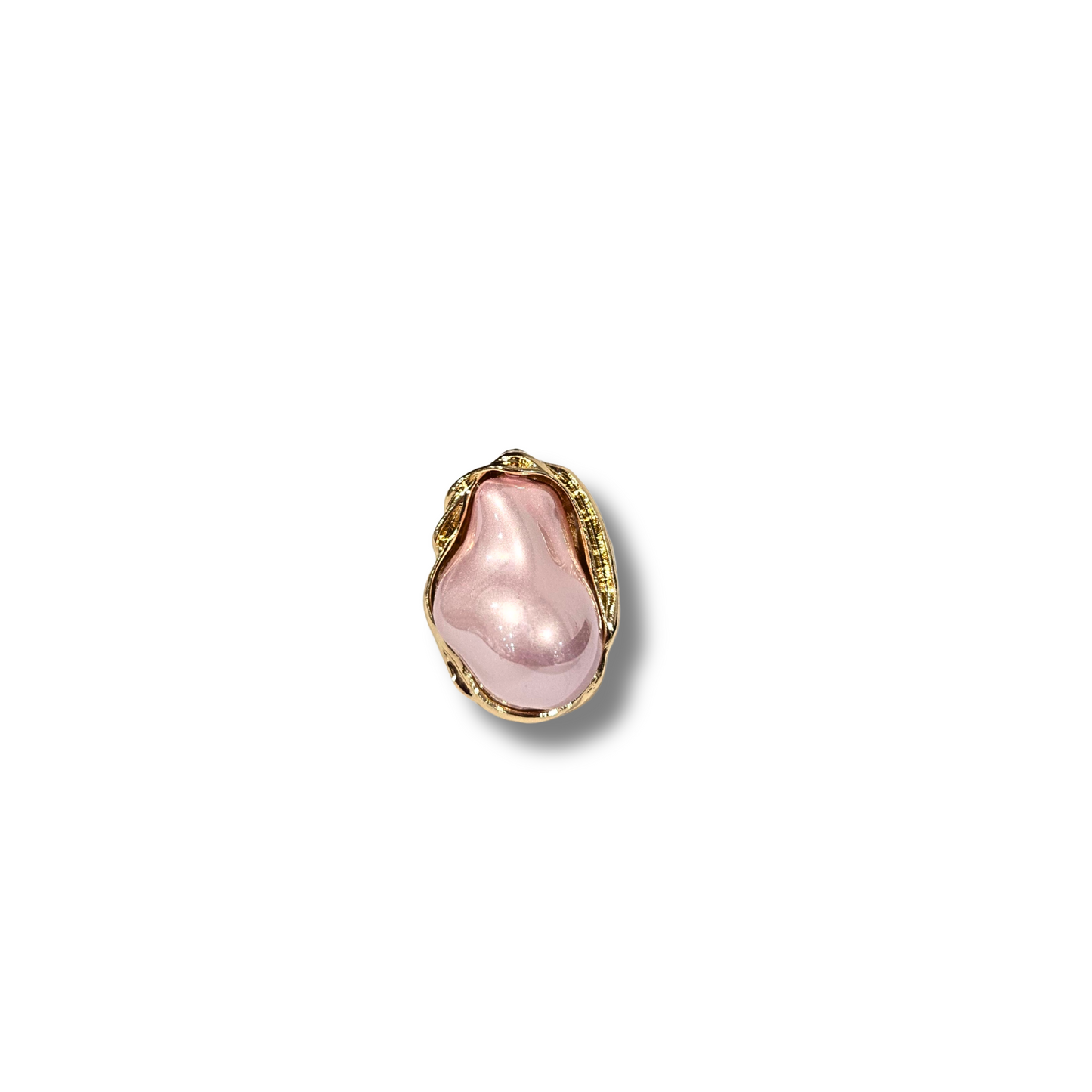 Sunkissed Pearl Statement Ring in Pink