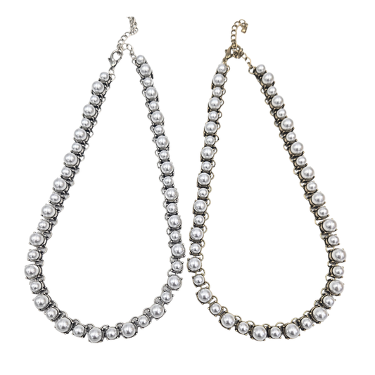 The Sasha Necklace - Pearl (2 colors)