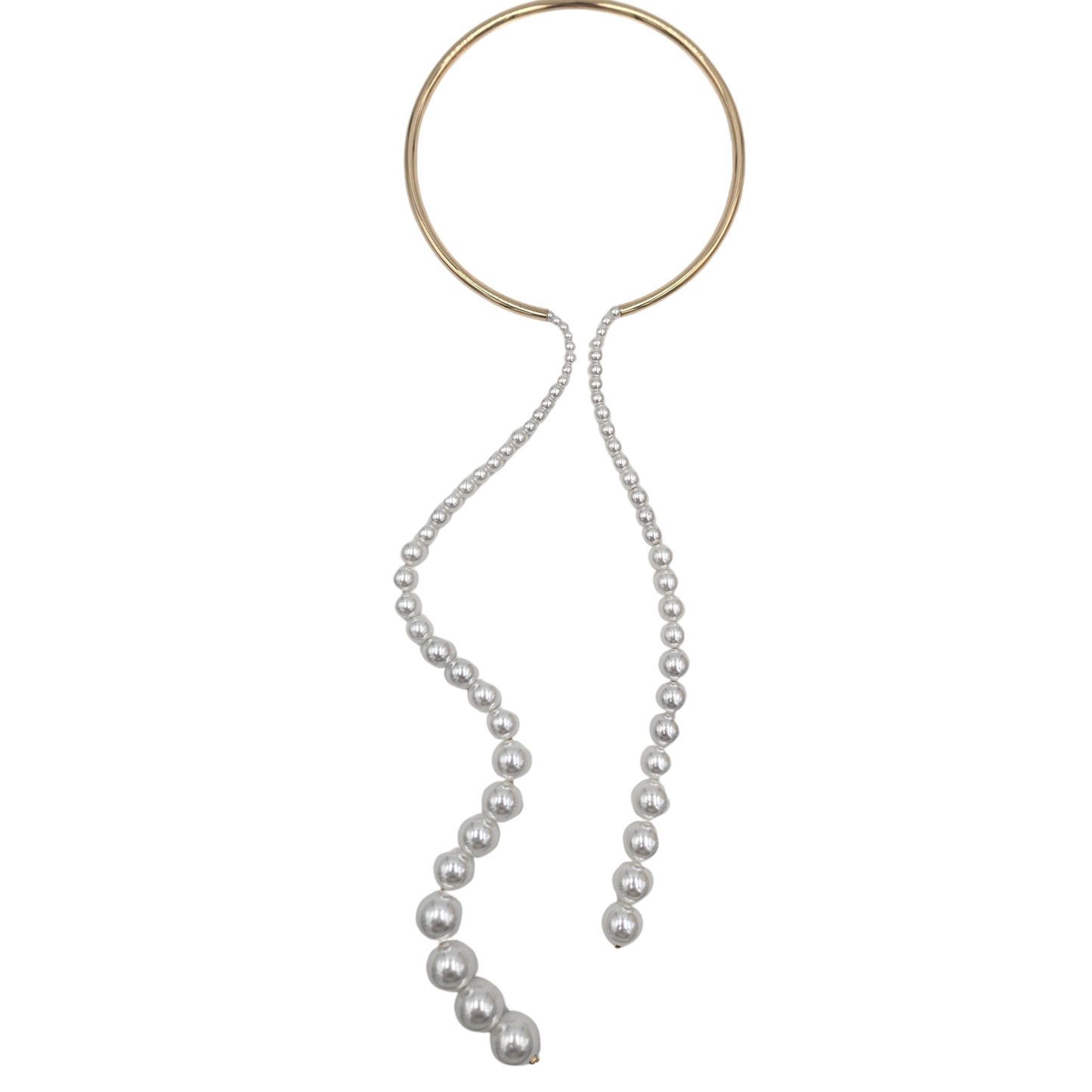Pearl Drop Collar Necklace