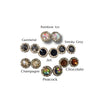 Jewel Stud Earrings (7 colors)
