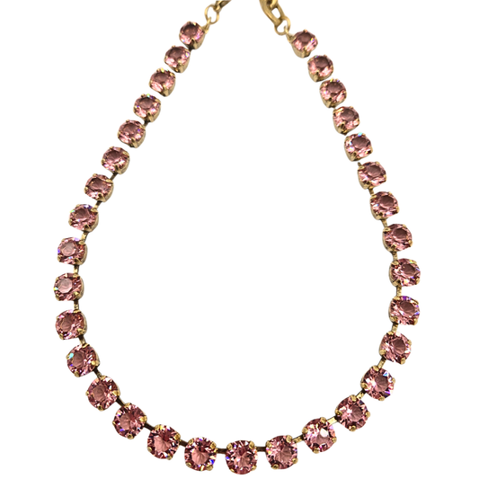 TOVA - The Oakland Necklace - Unfoiled Rose Peach