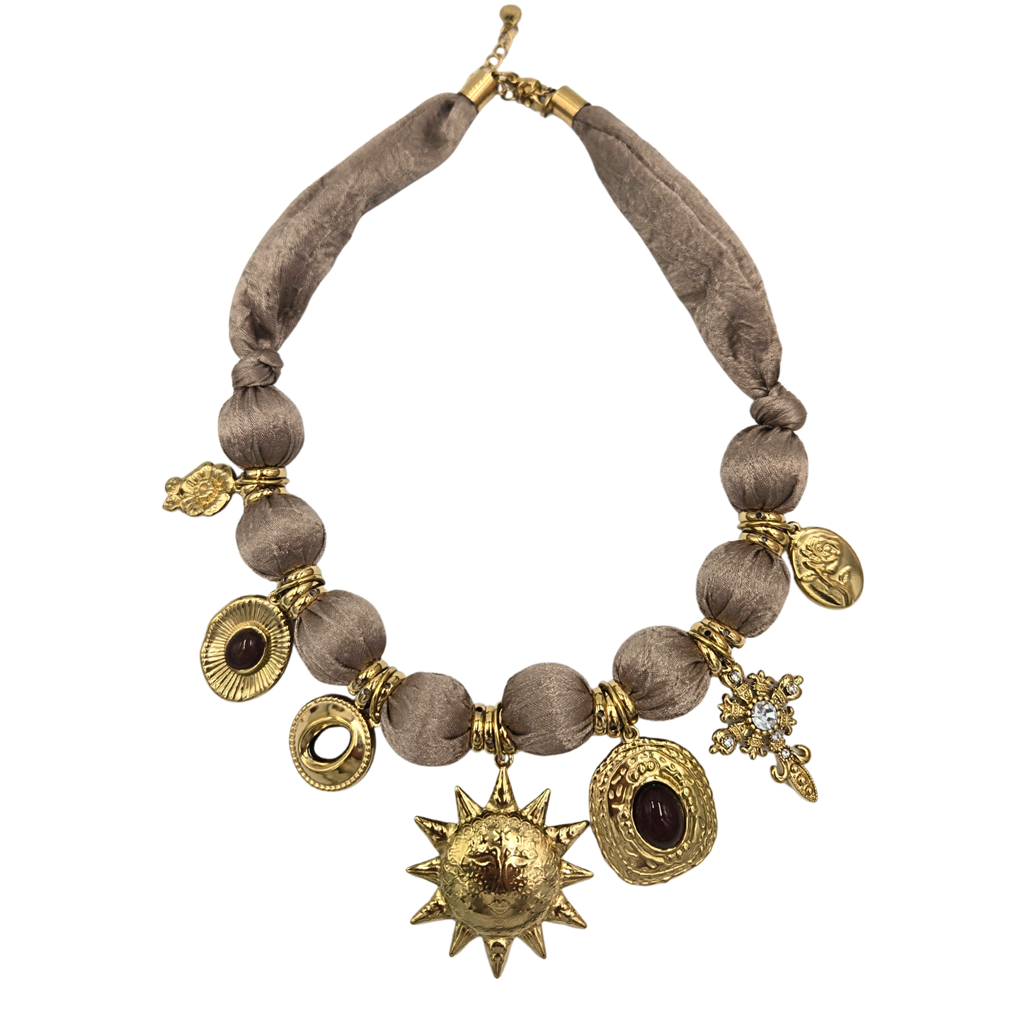 Lauren Kenzie - Satin Mauve Necklace