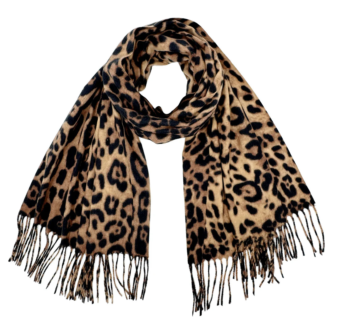 Leopard Print Scarf