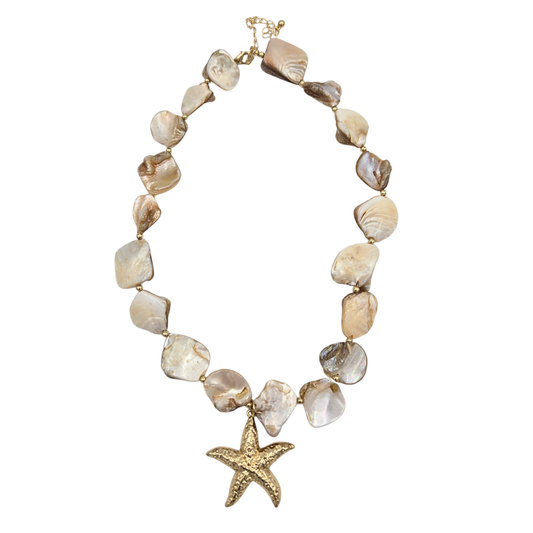 Starfish Pendant Shell Necklace