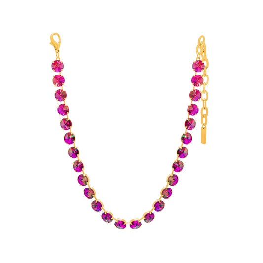TOVA - The Sofia Necklace - Dark Rose Glimmer