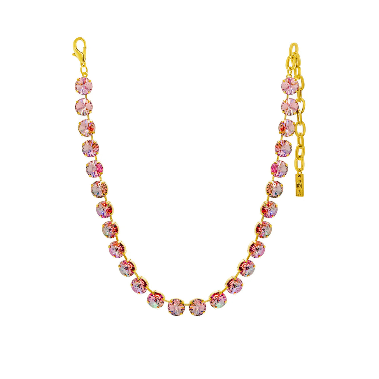 TOVA - The Sofia Necklace - Light Rose Glimmer