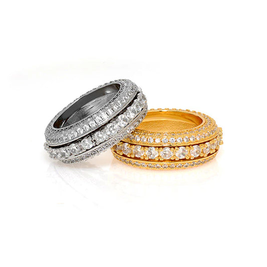 Anuja Tolia-Around Bling Spinning Ring (2 colors/5 sizes)