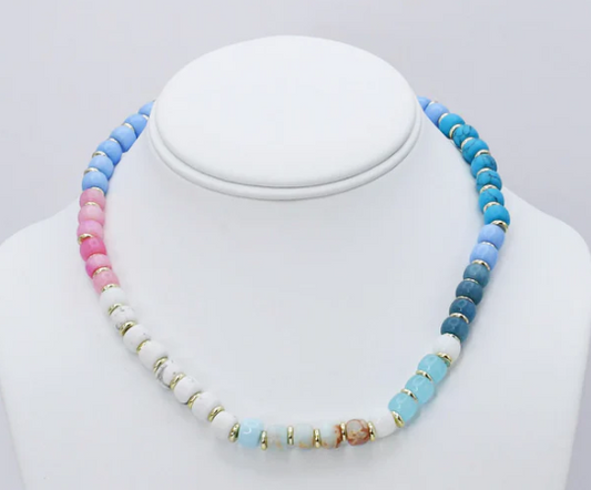TJ - Cute Girl Gemstone Necklace