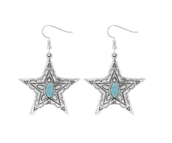 Western Star Earrings