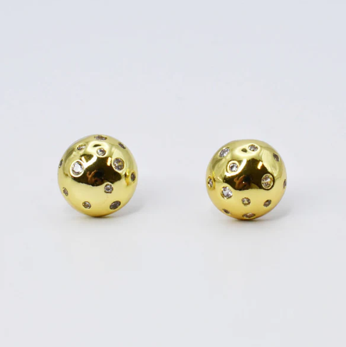TJ - Gold Dots Stud