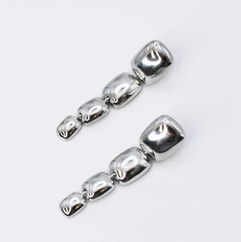 TJ - Majestic Drops Silver Earrings