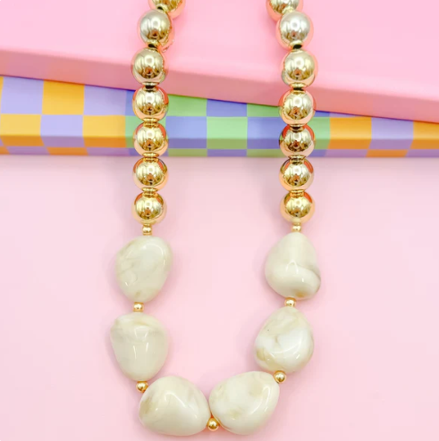 TJ - It's a Neutral Beaded Necklace