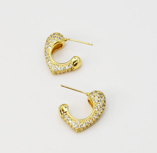 TJ - Glitter Loop Earrings