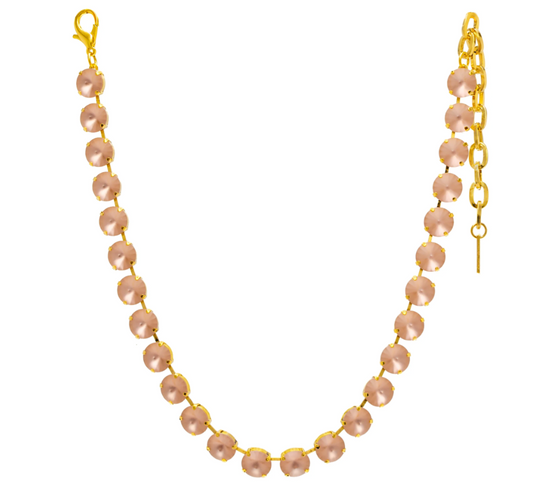 TOVA - The Sofia Necklace - Vintage Rose Matte
