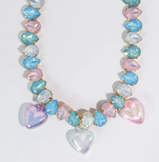 TJ - Cloud Heart Gem Necklace