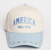 Light Blue America Ball Cap