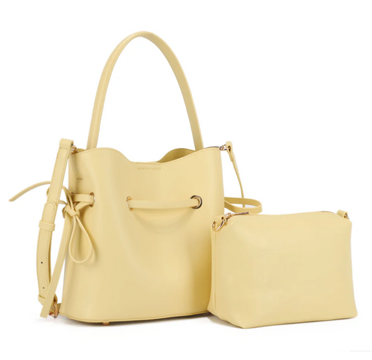 Butter Yellow 2 in 1 Shoulder Bag