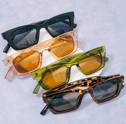 Tortoise Rectangle Sunglasses (4 Colors)