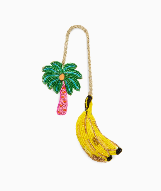 Banana & Palm Tree Bag Charm